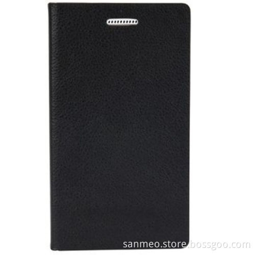 Luxury Leather Wooden Wallet Mobile Phone Case with Card Slot, for Samsung s5 i9600